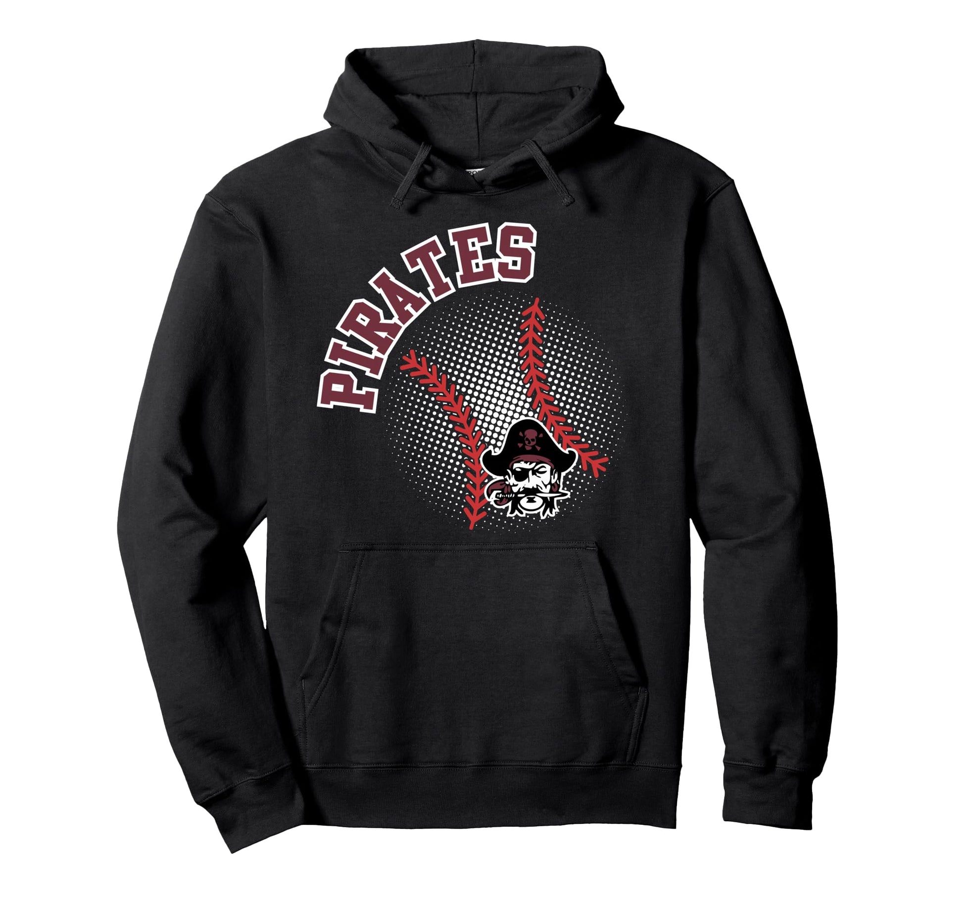 Pirates Baseball Mom Game Day Sports Hoodie - Fun Novelty Design Unisex - T-Shirt, Sweatshirt, Hoodie