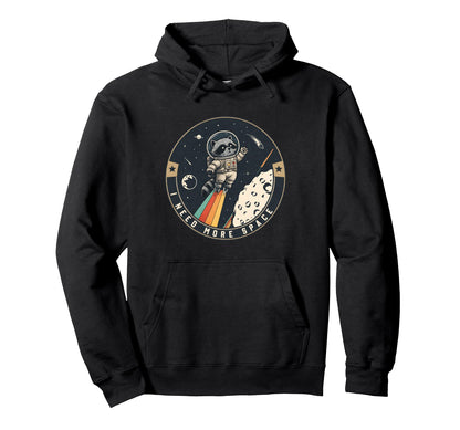 Funny Raccoon Astronaut Science Pun I Hoodie - Minimalist Print Men Women - T-Shirt, Sweatshirt, Hoodie