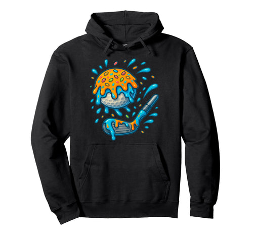Golf Ball Drip Team Ice Cream Hoodie - Custom Art Print Unisex - T-Shirt, Sweatshirt, Hoodie