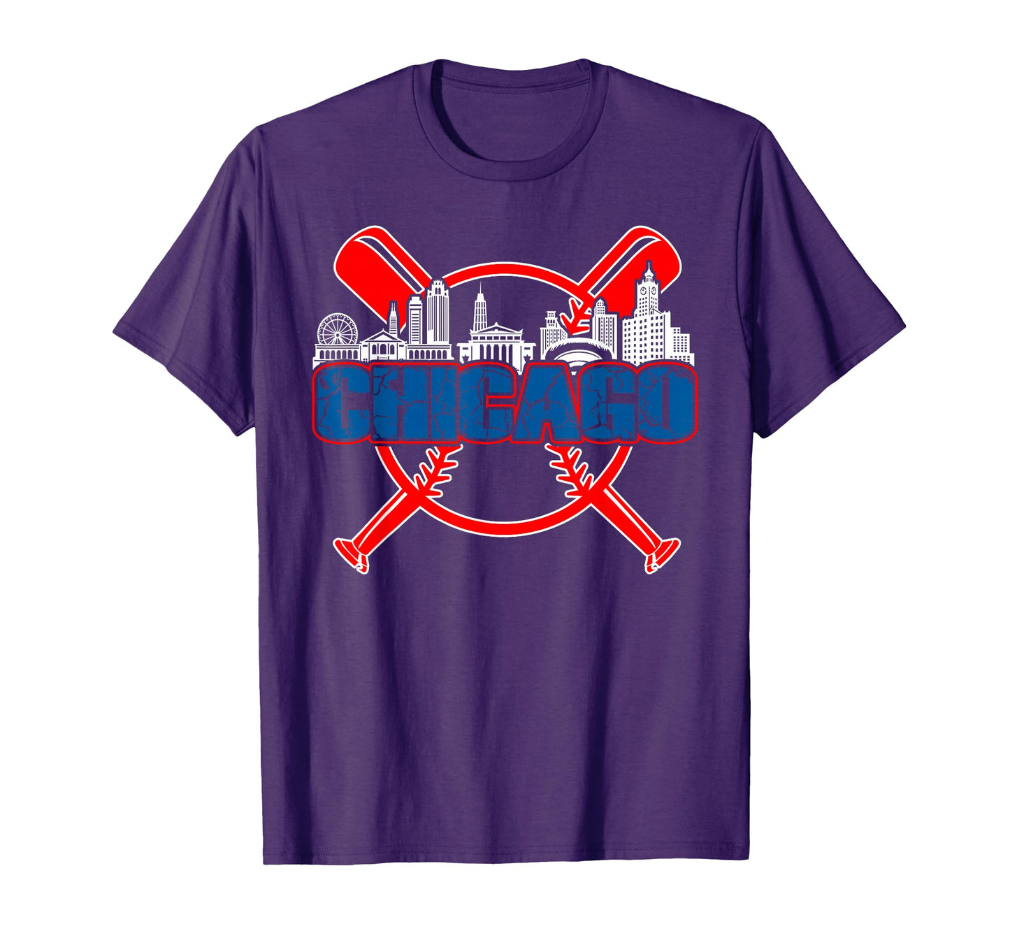 Chicago Baseball And T-Shirt - Casual Everyday Wear Men Women - T-Shirt, Sweatshirt, Hoodie