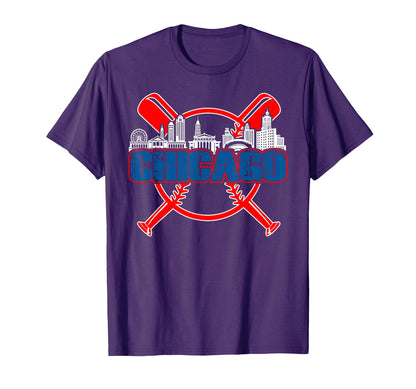 Chicago Baseball And T-Shirt - Casual Everyday Wear Men Women - T-Shirt, Sweatshirt, Hoodie
