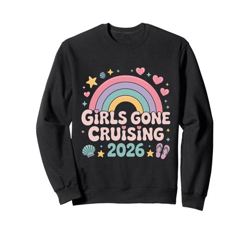 Gone Cruising 2026 Rainbow Sweatshirt - Casual Everyday Wear for Adults - T-Shirt, Sweatshirt, Hoodie