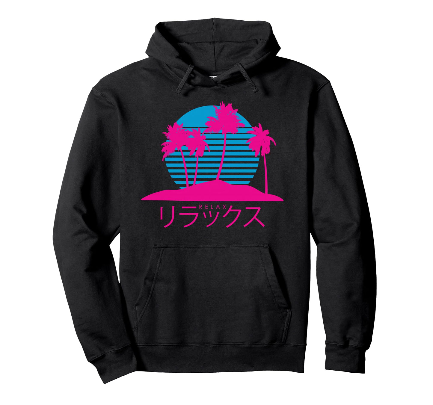 Relax 80S Vaporwave Aesthetic Pastel Hoodie - Custom Art Print for Adults - T-Shirt, Sweatshirt, Hoodie