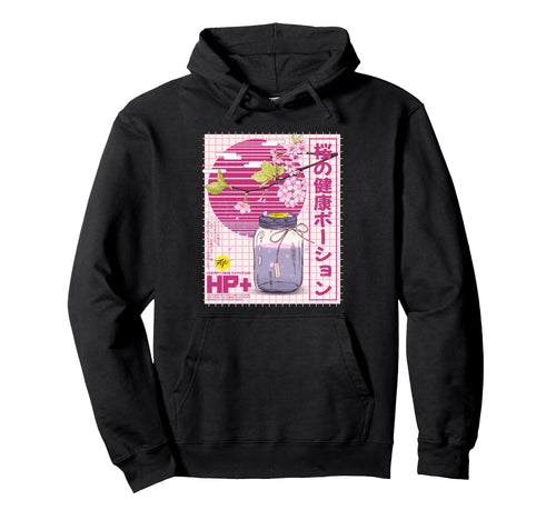 Health Potion Kawaii Vaporwave Anime Hoodie - Streetwear Style Unisex - T-Shirt, Sweatshirt, Hoodie