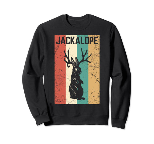 Jackalope Rainbow Cryptid Gift Sweatshirt - Graphic Print Men Women - T-Shirt, Sweatshirt, Hoodie