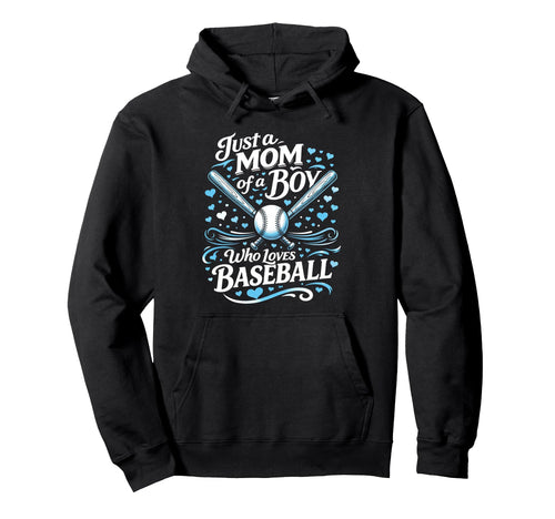 Baseball Mom Just Mom Who Loves Baseball Hoodie - Minimalist Print Unisex - T-Shirt, Sweatshirt, Hoodie