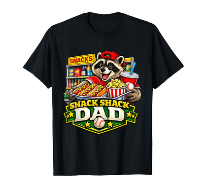 Snack Shack Dad Baseball Concession T-Shirt - Fun Novelty Design Unisex - T-Shirt, Sweatshirt, Hoodie
