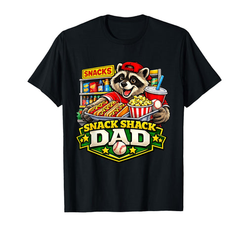 Snack Shack Dad Baseball Concession T-Shirt - Fun Novelty Design Unisex - T-Shirt, Sweatshirt, Hoodie
