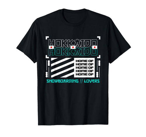 Hokkaido Snowboard Japan Anime Aesthetic T-Shirt - Novelty Apparel Unisex - T-Shirt, Sweatshirt, Hoodie