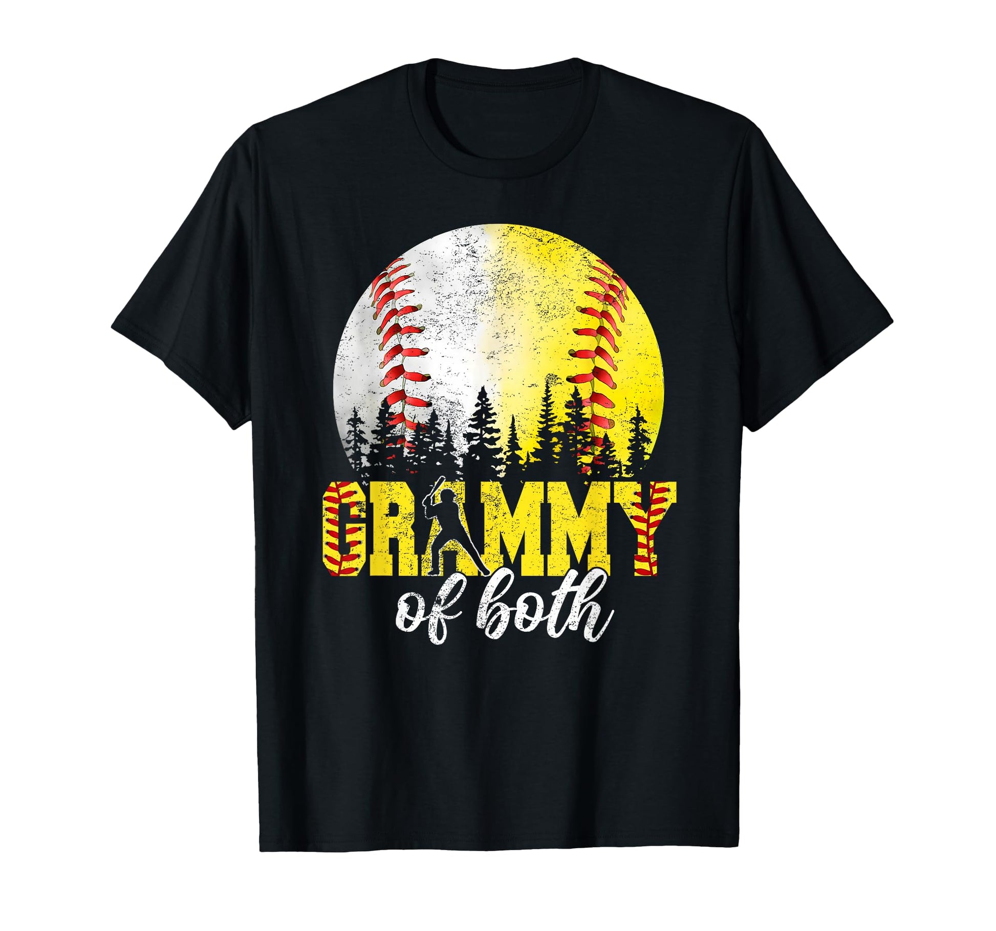 Grammy Both Baseball Softball Grammy T-Shirt - Fun Novelty Design Unisex - T-Shirt, Sweatshirt, Hoodie