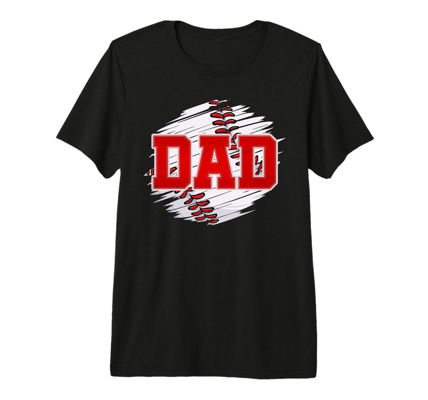 Baseball Dad Baseball Lovers Funny T-Shirt - Custom Art Print Unisex - T-Shirt, Sweatshirt, Hoodie