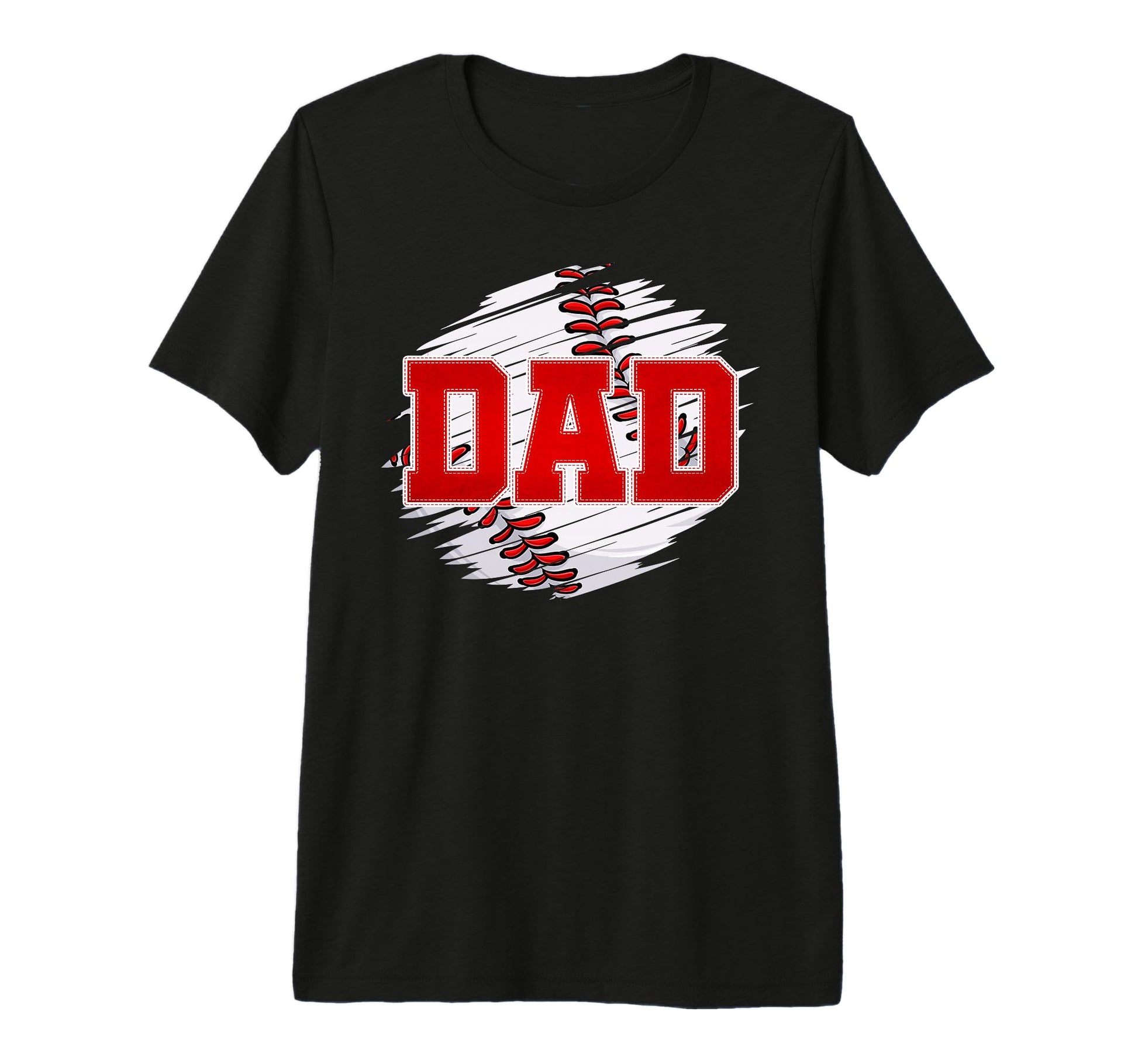 Baseball Dad Baseball Lovers Funny T-Shirt - Custom Art Print Unisex - T-Shirt, Sweatshirt, Hoodie