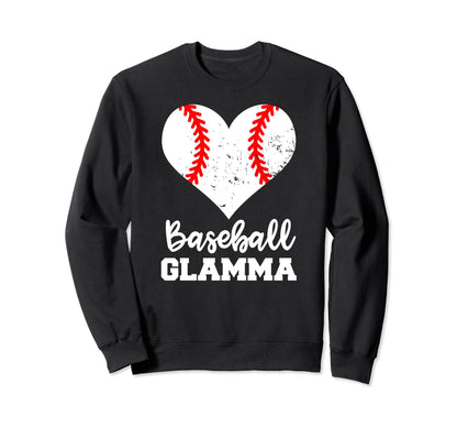 Baseball Glamma Funny Sweatshirt - Casual Everyday Wear for Adults - T-Shirt, Sweatshirt, Hoodie