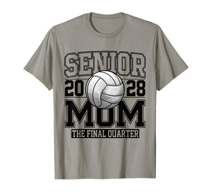 Senior Volleyball Mom Volleyball Mama T-Shirt - Aesthetic Graphic Unisex - T-Shirt, Sweatshirt, Hoodie