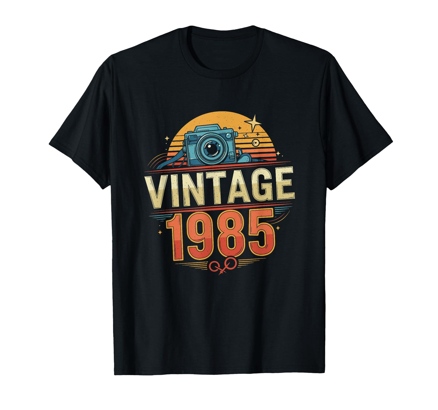 1985 Camera Nostalgia Photography Memory T-Shirt - Graphic Print Unisex - T-Shirt, Sweatshirt, Hoodie