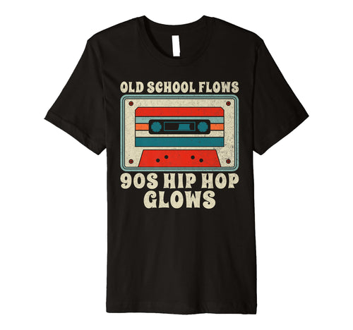 Old School Flows 90S Hip Hop Glow T-Shirt - Streetwear Style for Adults - T-Shirt, Sweatshirt, Hoodie