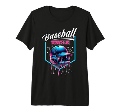 Mens Baseball Uncle Fathers Day T-Shirt - Minimalist Print Men Women - T-Shirt, Sweatshirt, Hoodie