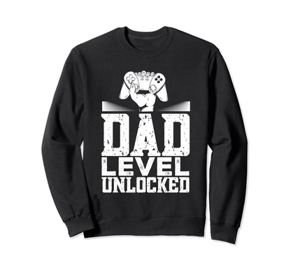 Gamer Dad Video Game Fathers Sweatshirt - Fun Novelty Design for Adults - T-Shirt, Sweatshirt, Hoodie