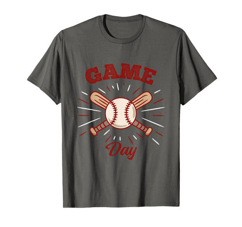 Game Day Baseball Funny Baseball Life T-Shirt - Novelty Apparel for Adults - T-Shirt, Sweatshirt, Hoodie