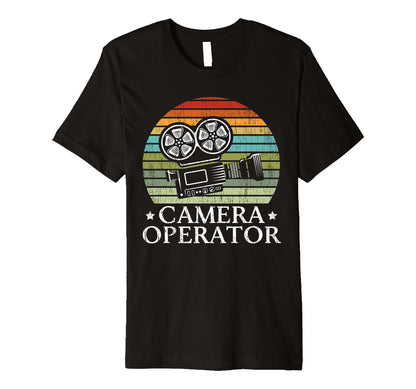 Cameraman Video Film Camera T-Shirt - Fun Novelty Design Unisex - T-Shirt, Sweatshirt, Hoodie