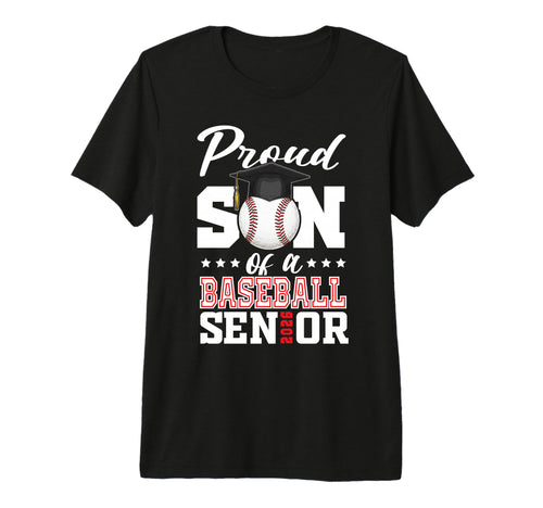 Proud Son Baseball Senior 2026 T-Shirt - Graphic Print Men Women - T-Shirt, Sweatshirt, Hoodie