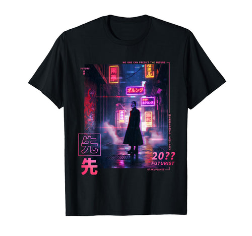 Destination Japanese Cyberpunk T-Shirt - Custom Art Print for Adults - T-Shirt, Sweatshirt, Hoodie