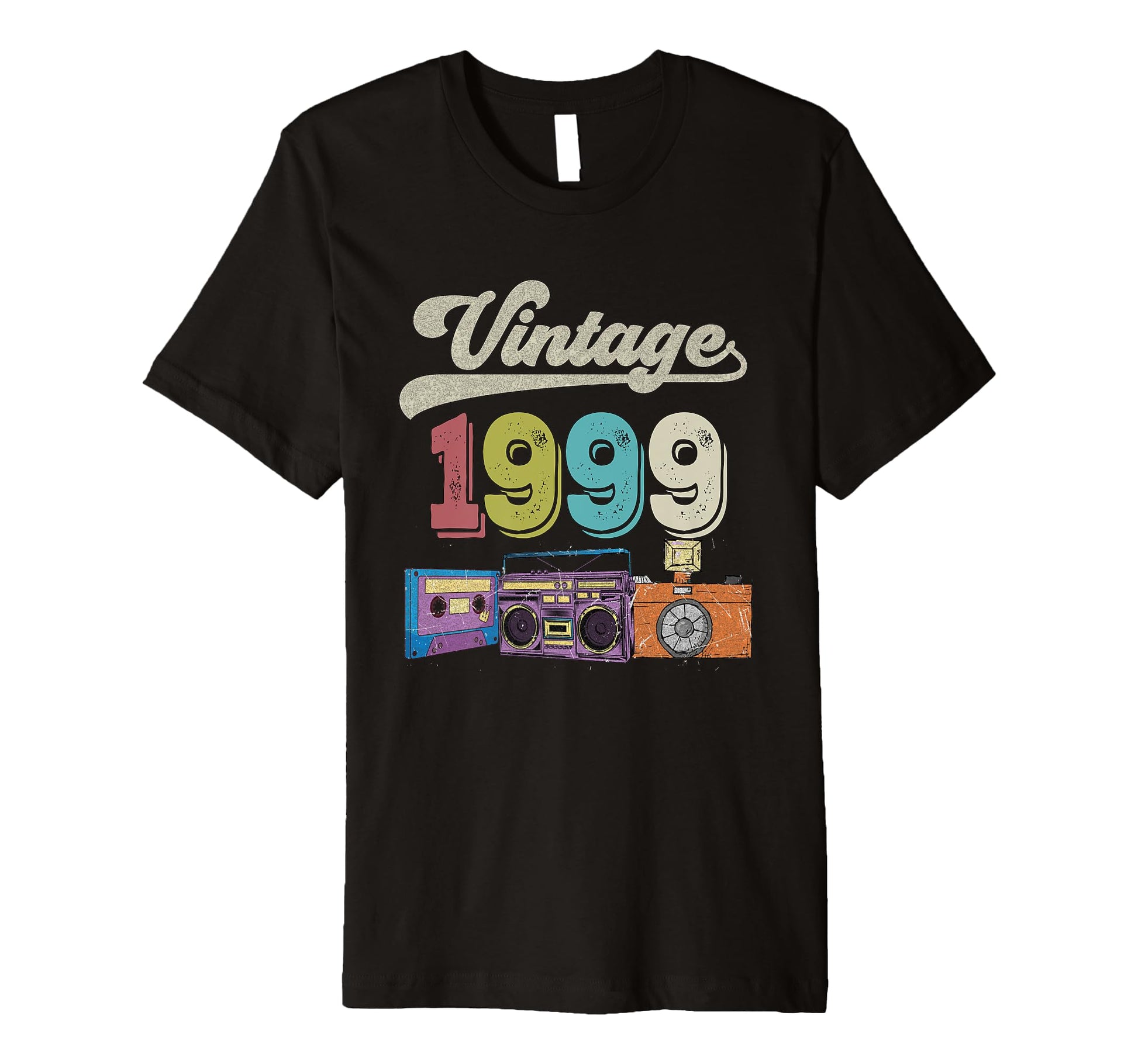 1999 Birthday Funny Old Cassette Tape T-Shirt - Graphic Print for Adults - T-Shirt, Sweatshirt, Hoodie