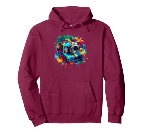 Camera Photographer Photography Hoodie - Fun Novelty Design for Adults - T-Shirt, Sweatshirt, Hoodie