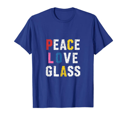 Funny Blown Mosaic Stained Fused T-Shirt - Fun Novelty Design for Adults - T-Shirt, Sweatshirt, Hoodie