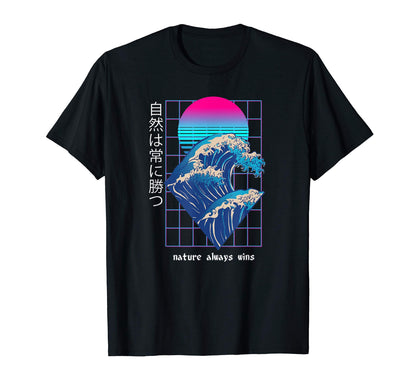 Big Wave Kanagawa Japanese Aesthetic T-Shirt - Aesthetic Graphic Unisex - T-Shirt, Sweatshirt, Hoodie