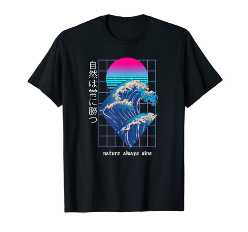 Big Wave Kanagawa Japanese Aesthetic T-Shirt - Aesthetic Graphic Unisex - T-Shirt, Sweatshirt, Hoodie