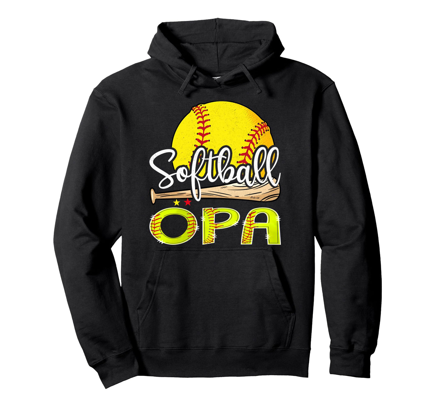 Softball Opa Softball Player Game Day Hoodie - Novelty Apparel Unisex - T-Shirt, Sweatshirt, Hoodie