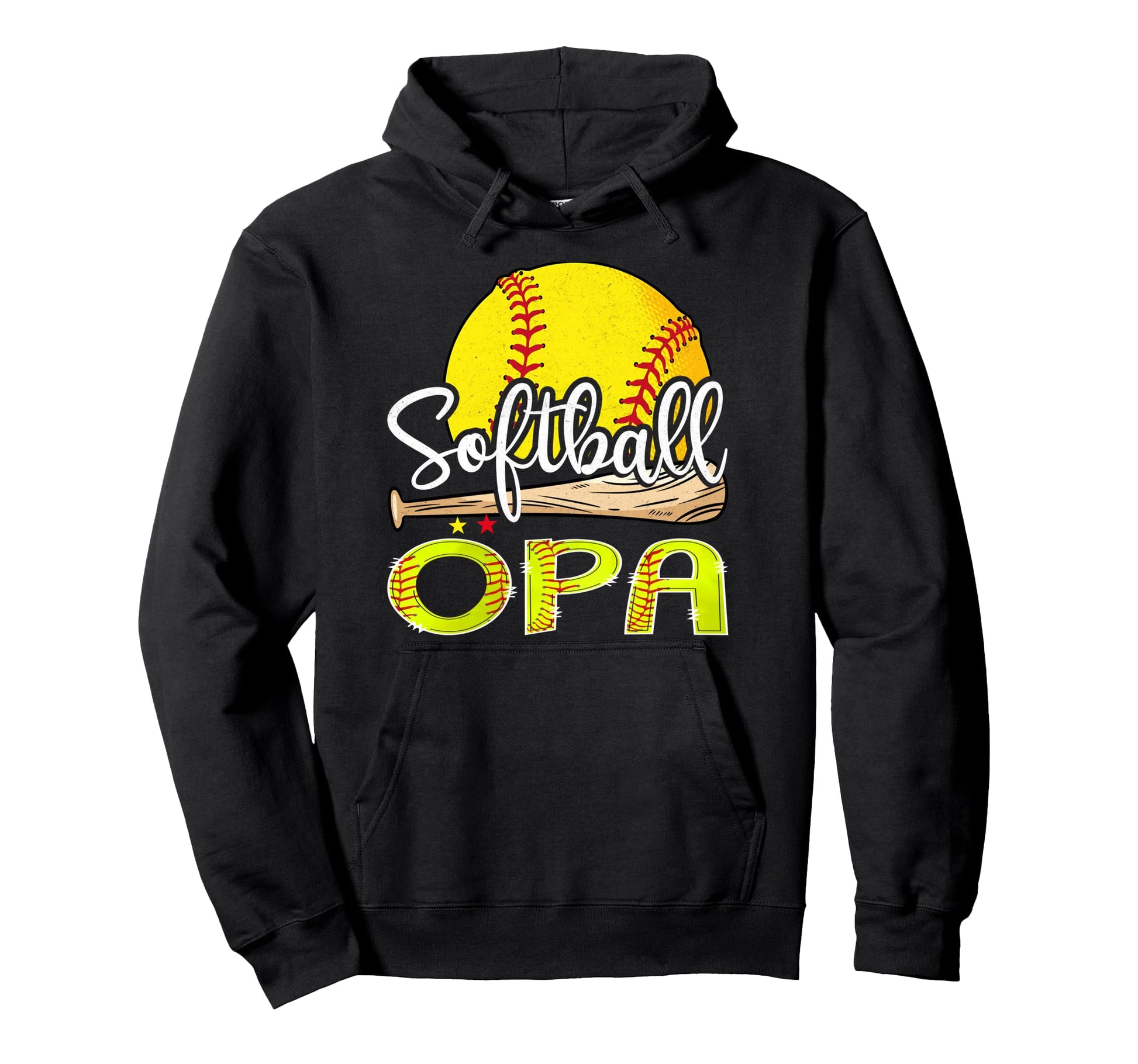 Softball Opa Softball Player Game Day Hoodie - Novelty Apparel Unisex - T-Shirt, Sweatshirt, Hoodie