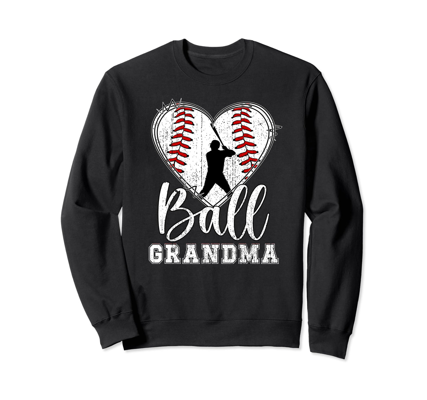 Ball Grandma Baseball Grandma Sweatshirt - Trendy Graphic for Adults - T-Shirt, Sweatshirt, Hoodie