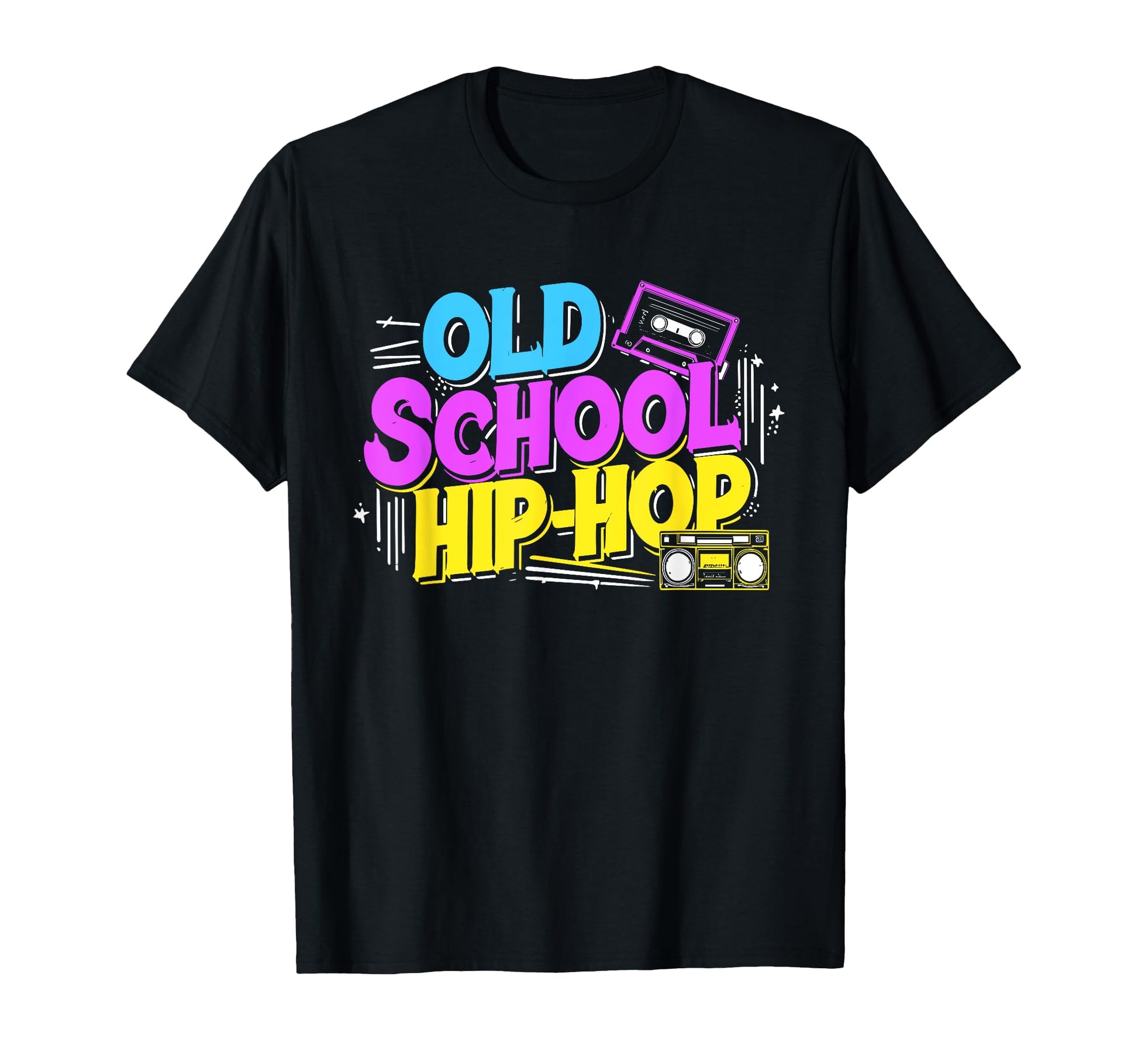 Old School Hip Hop 80S 90S Graffiti T-Shirt - Novelty Apparel for Adults - T-Shirt, Sweatshirt, Hoodie