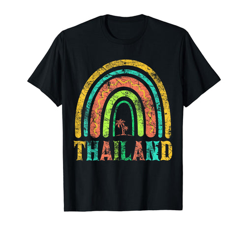 Thailand Rainbow Vacation T-Shirt - Unique Graphic for Adults - T-Shirt, Sweatshirt, Hoodie