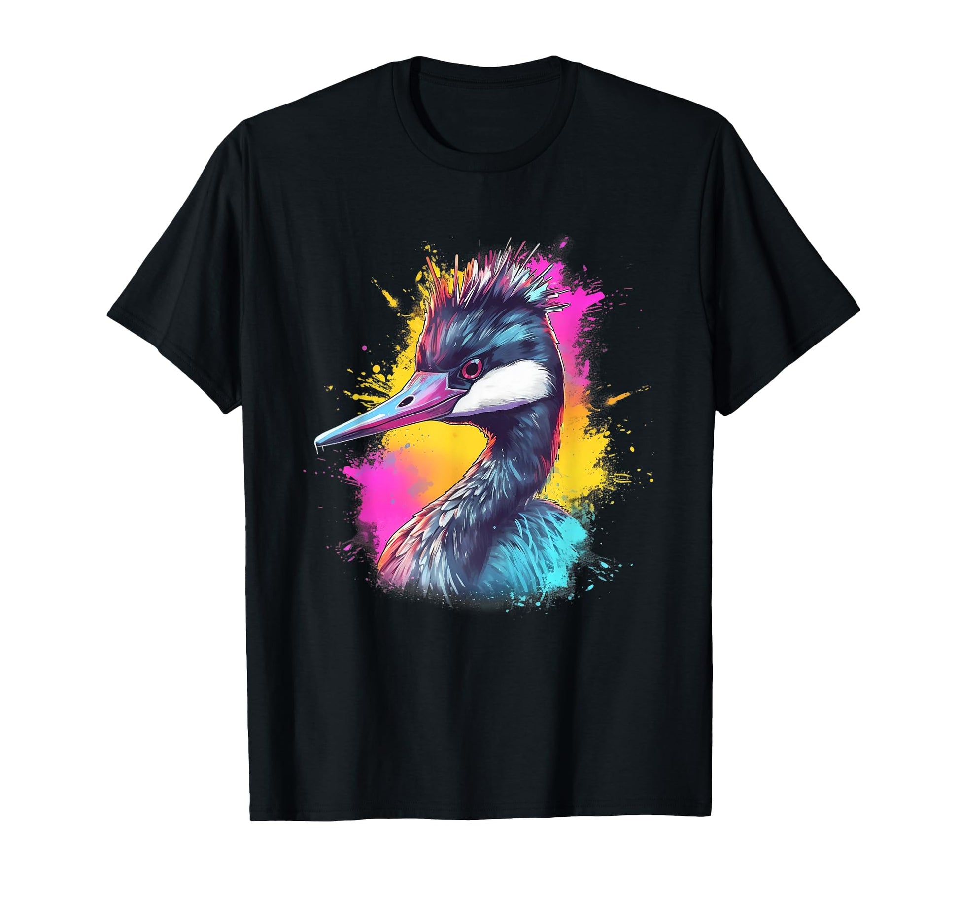 Vaporwave Aesthetic Western Grebe T-Shirt - Streetwear Style Unisex - T-Shirt, Sweatshirt, Hoodie