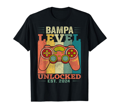 Dad Level Unlocked Gaming Gamer T-Shirt - Casual Everyday Wear for Adults - T-Shirt, Sweatshirt, Hoodie