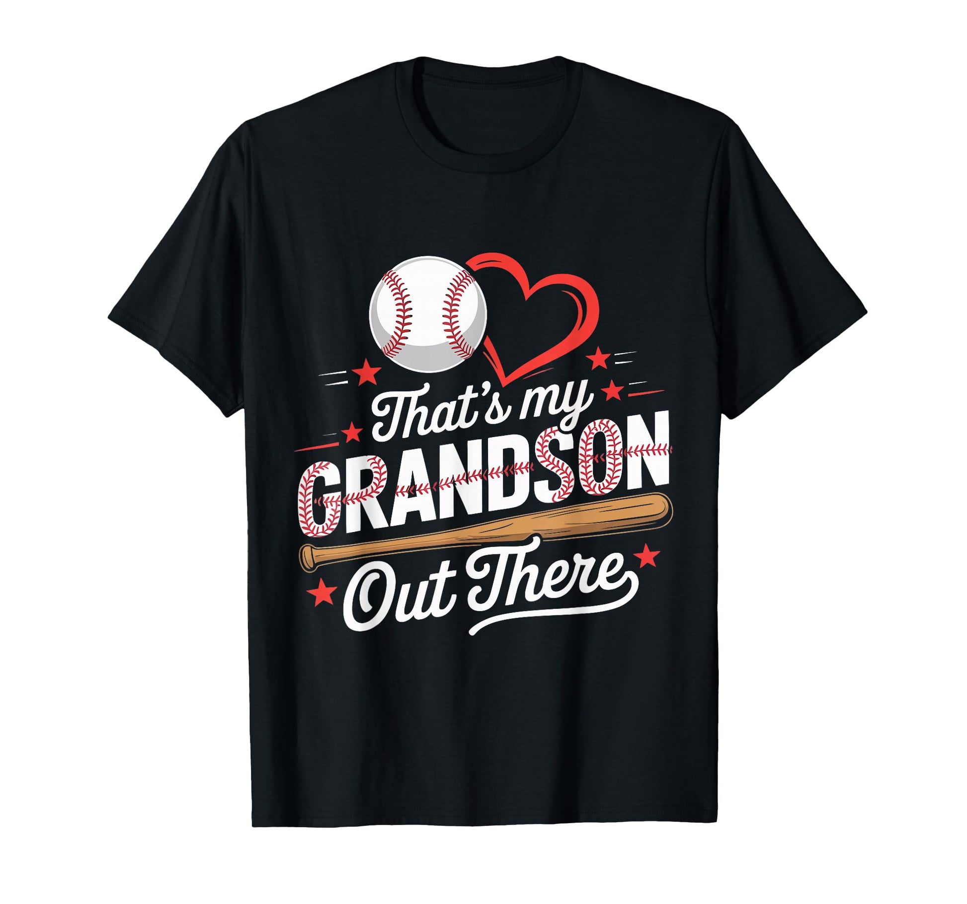 Thats My Grandson Out There Baseball T-Shirt - Aesthetic Graphic Unisex - T-Shirt, Sweatshirt, Hoodie