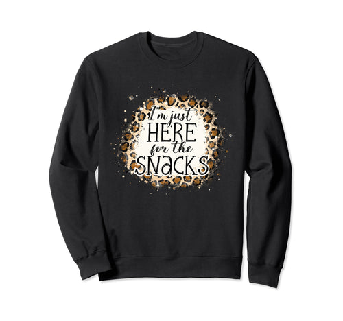 Im Just Here Snacks Baseball Sister Sweatshirt - Trendy Graphic Men Women - T-Shirt, Sweatshirt, Hoodie