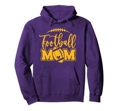 Game Day Purple Yellow High School Hoodie - Trendy Graphic for Adults - T-Shirt, Sweatshirt, Hoodie