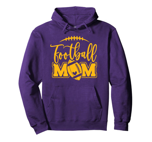 Game Day Purple Yellow High School Hoodie - Trendy Graphic for Adults - T-Shirt, Sweatshirt, Hoodie