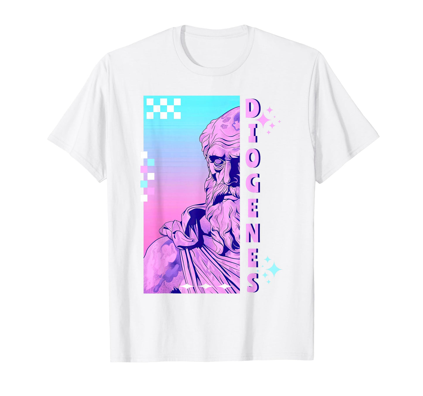 Diogenes Y2K Aesthetic Stoic T-Shirt - Fun Novelty Design for Adults - T-Shirt, Sweatshirt, Hoodie