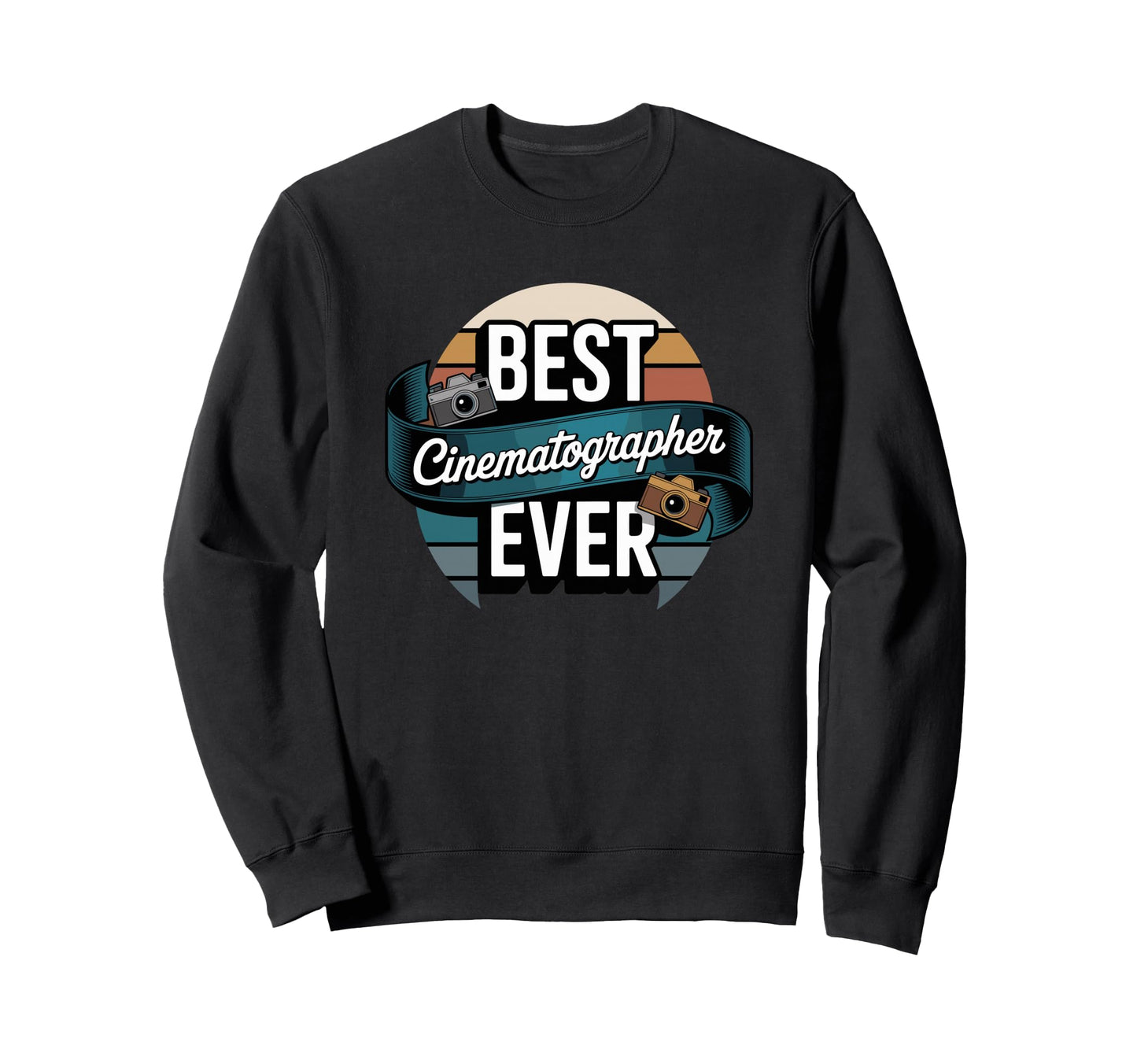 Best Cinematographer Ever Camera Sweatshirt - Streetwear Style for Adults - T-Shirt, Sweatshirt, Hoodie