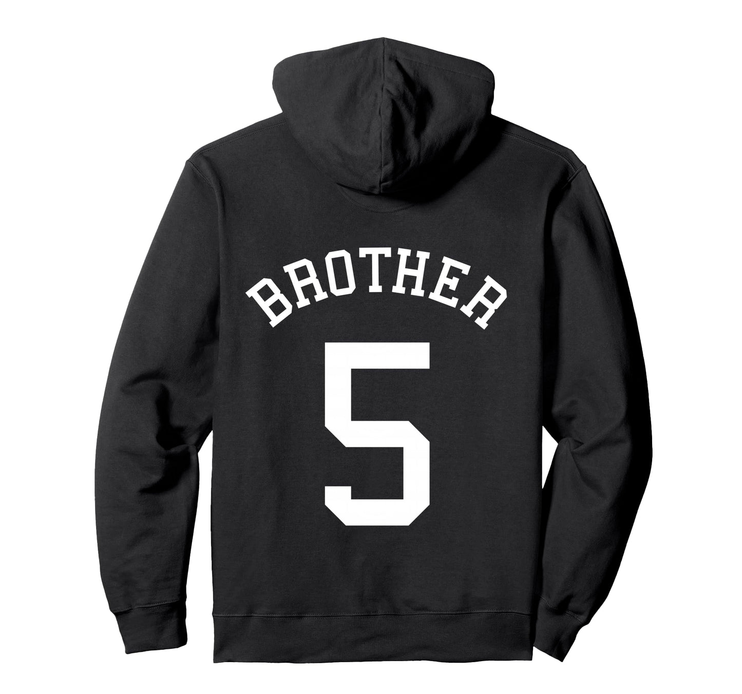 Brother Team Uniform 5 Football Hoodie - Novelty Apparel for Adults - T-Shirt, Sweatshirt, Hoodie