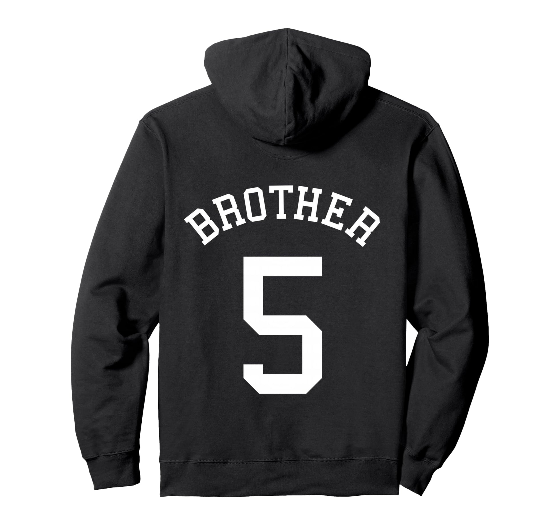 Brother Team Uniform 5 Football Hoodie - Novelty Apparel for Adults - T-Shirt, Sweatshirt, Hoodie