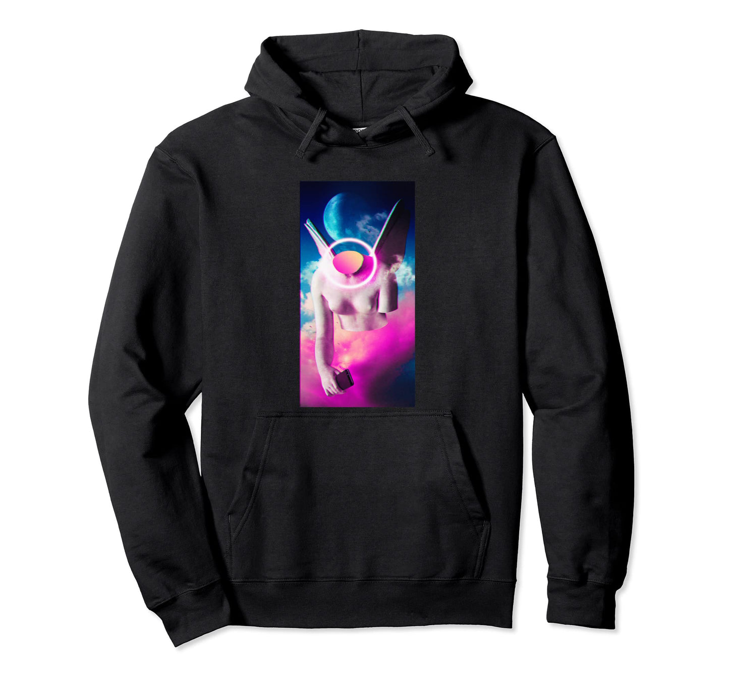 Aesthetic Vaporwave Synthwave Hoodie - Minimalist Print for Adults - T-Shirt, Sweatshirt, Hoodie
