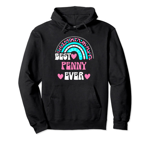 Best Penny Ever Personal Name Leopard Hoodie - Minimalist Print Unisex - T-Shirt, Sweatshirt, Hoodie