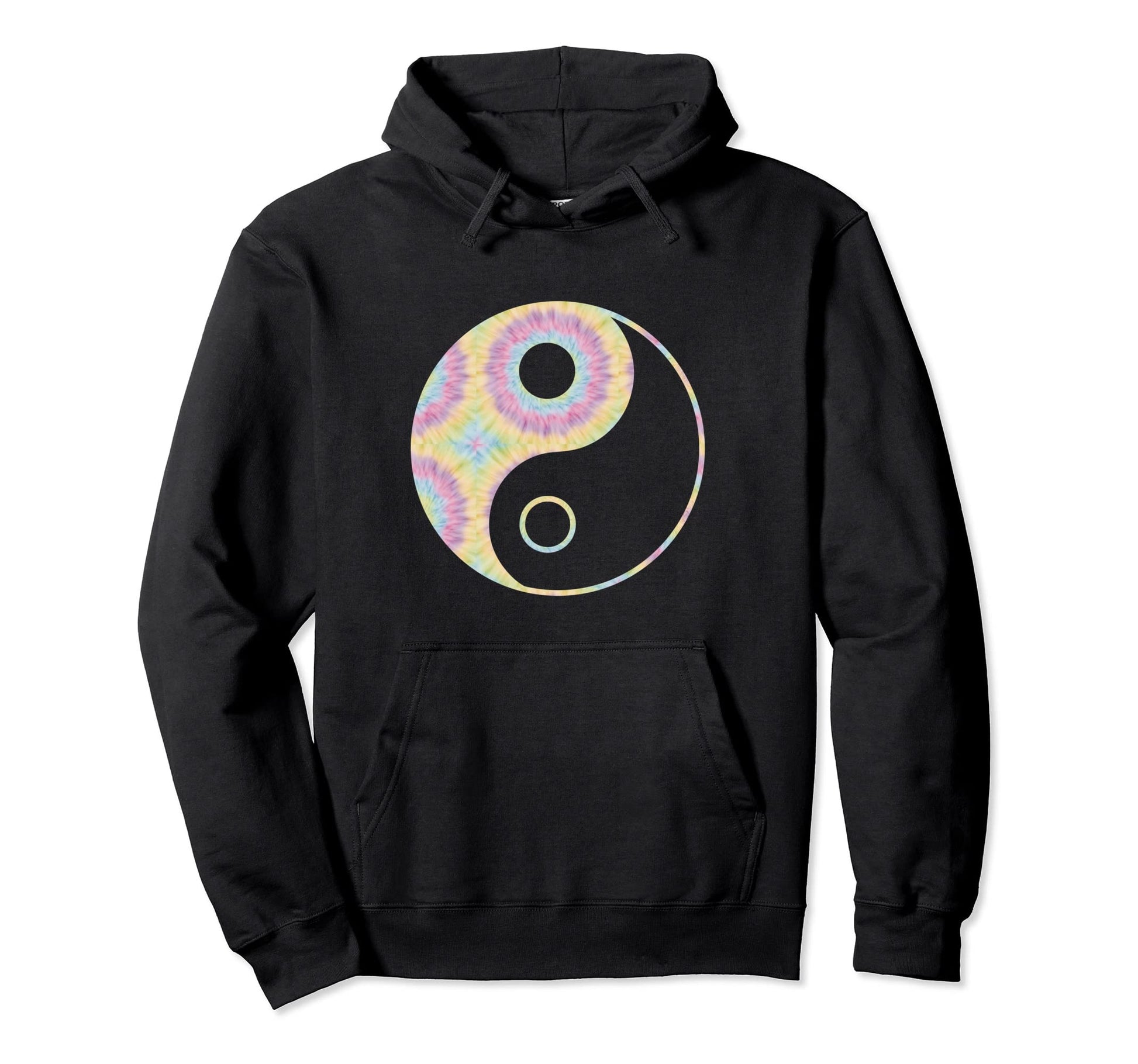 Boho Tie Dye Hippie Yin Yang Zen Yoga Hoodie - Trendy Graphic Unisex - T-Shirt, Sweatshirt, Hoodie
