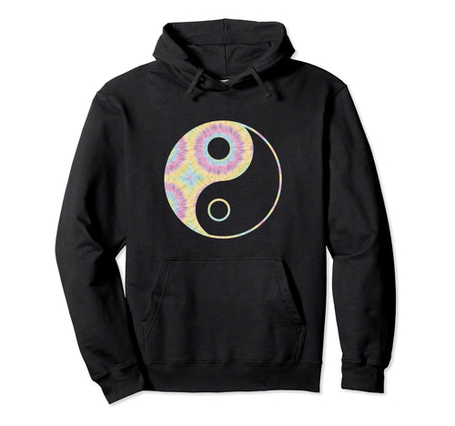 Boho Tie Dye Hippie Yin Yang Zen Yoga Hoodie - Trendy Graphic Unisex - T-Shirt, Sweatshirt, Hoodie